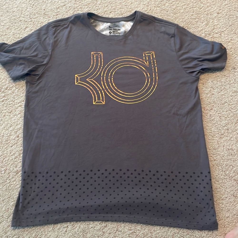 KD Nike Dri-Fit Short Sleeve Shirt size large